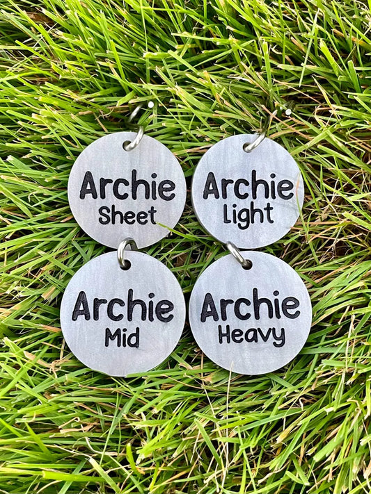 1.5" Personalized Horse Blanket ID Tag Set