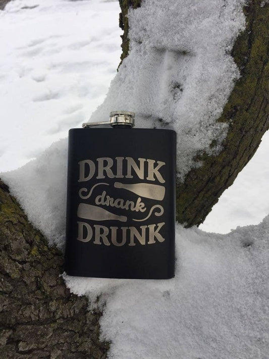 Custom Drink Drank Drunk Flask